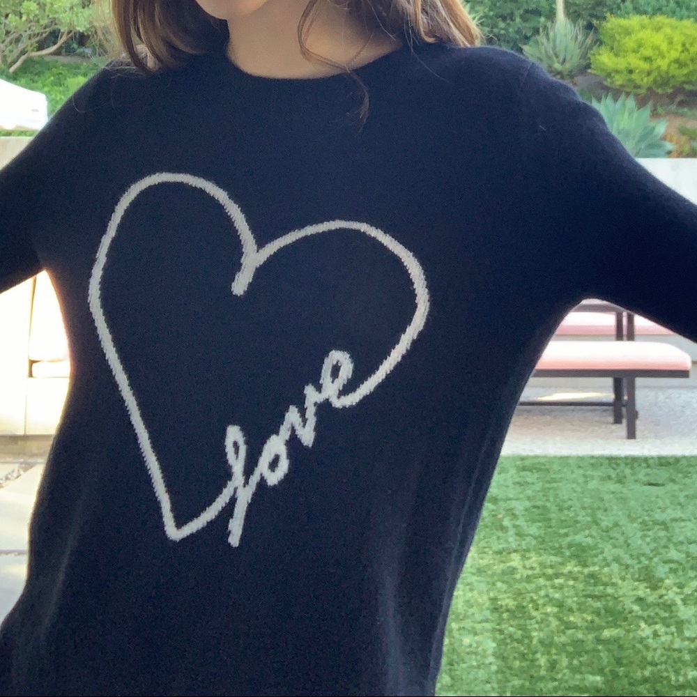 South Parade Black Cashmere Sweater
